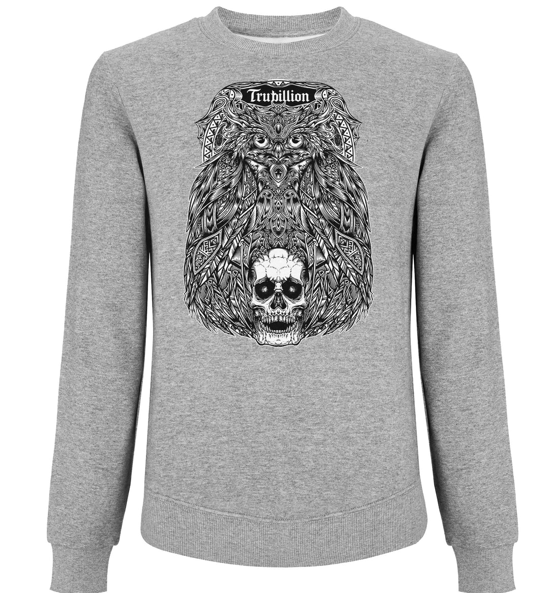 Owl and Skull Sweatshirts | Printed Tattoo Designs