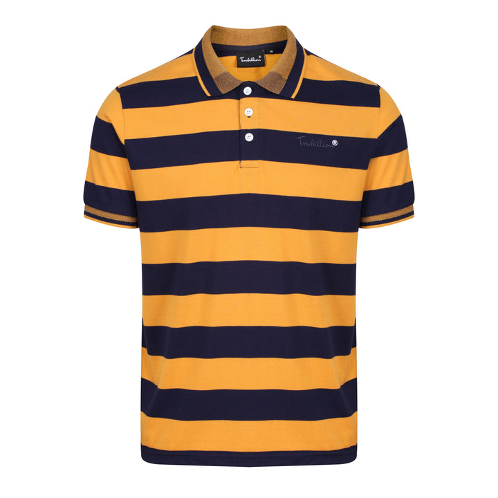 Mens Stripe Polo Shirt