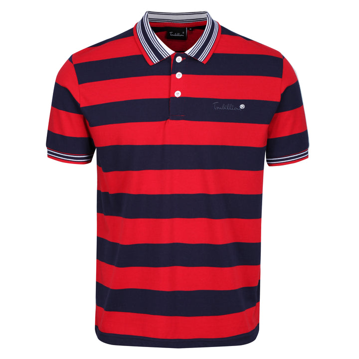 Mens Stripe Polo Shirt