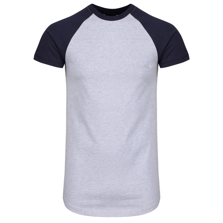 Scoop Hem T Shirts Heather Grey