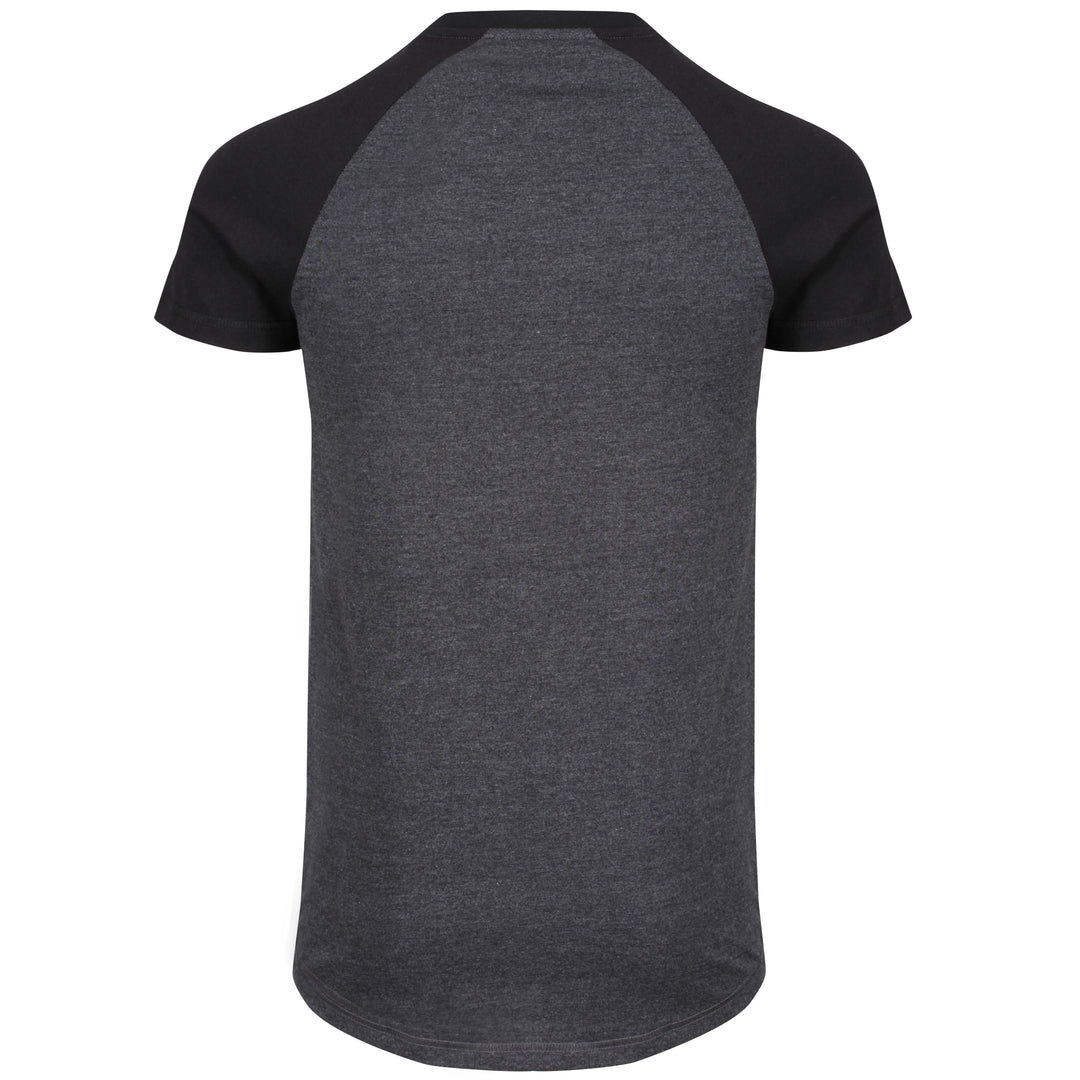 Scoop Hem T Shirts Charcoal