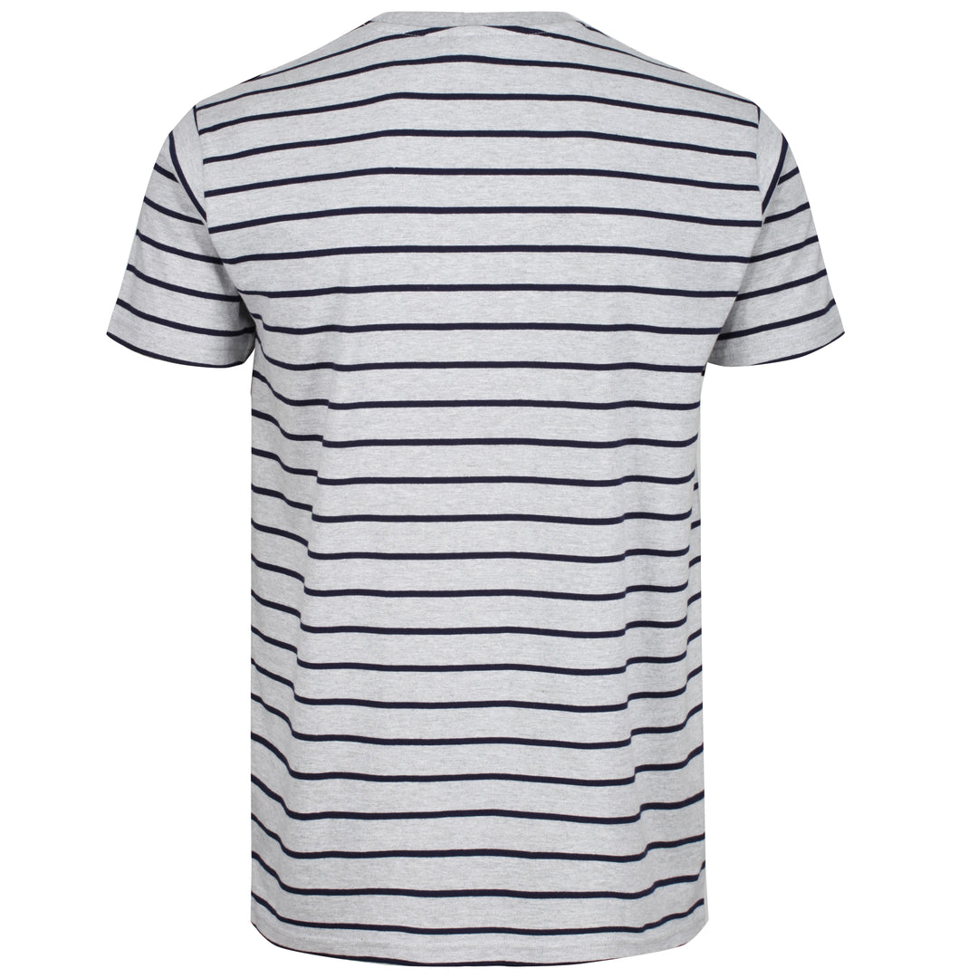 Trubillion Stripped T Shirt Grey Navy