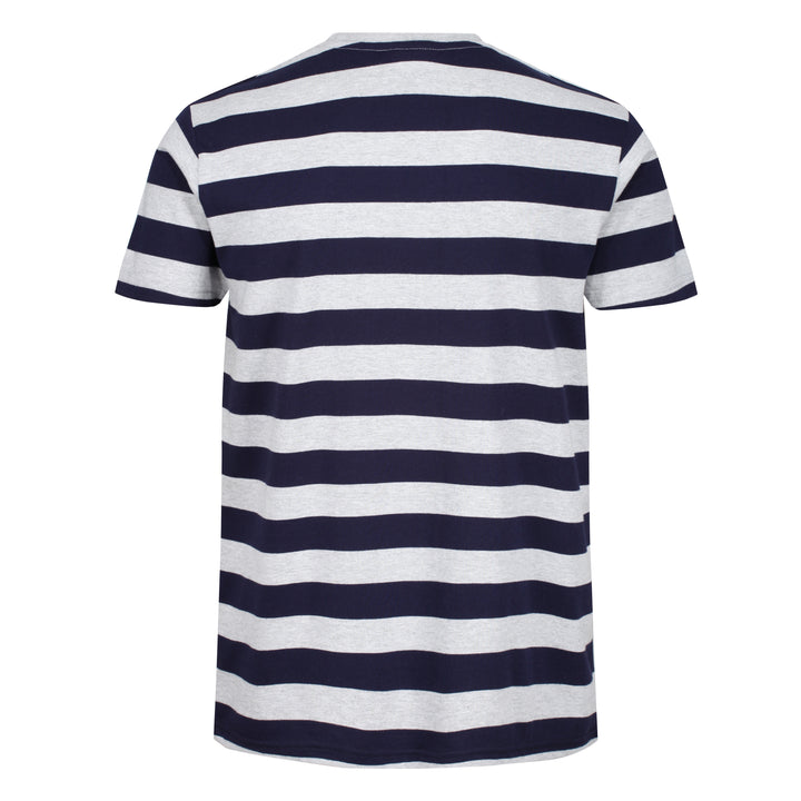 Trubillion Stripped T Shirt Navy Grey