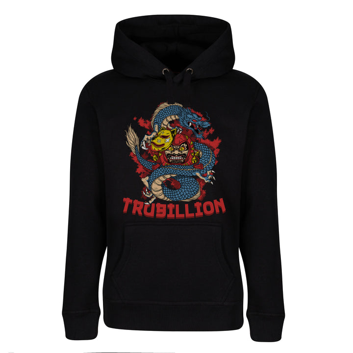 Daruma with Dragon Pullover hoodie