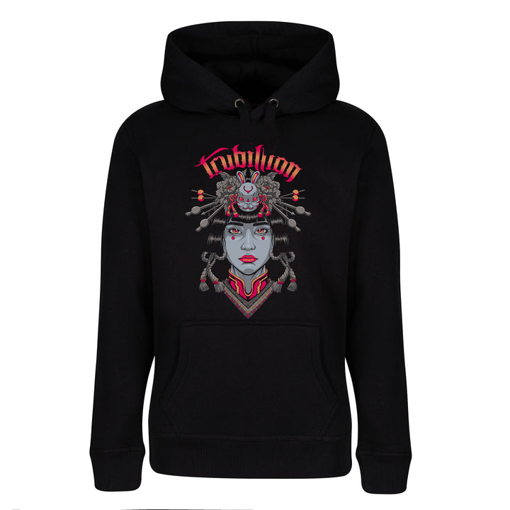 Geisha Rabbit Mask Pullover Hoodies