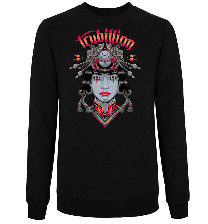 Geisha With Rabbit Mask Sweatshirts