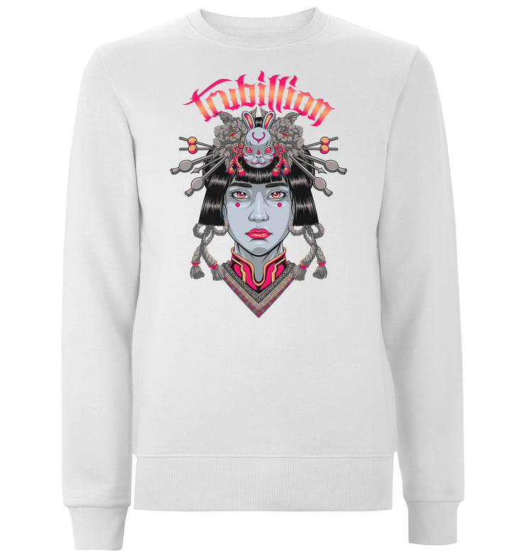 Geisha With Rabbit Mask Sweatshirts