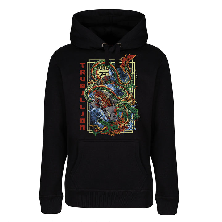 Koi Fish vs Dragon Pullover Hoodies