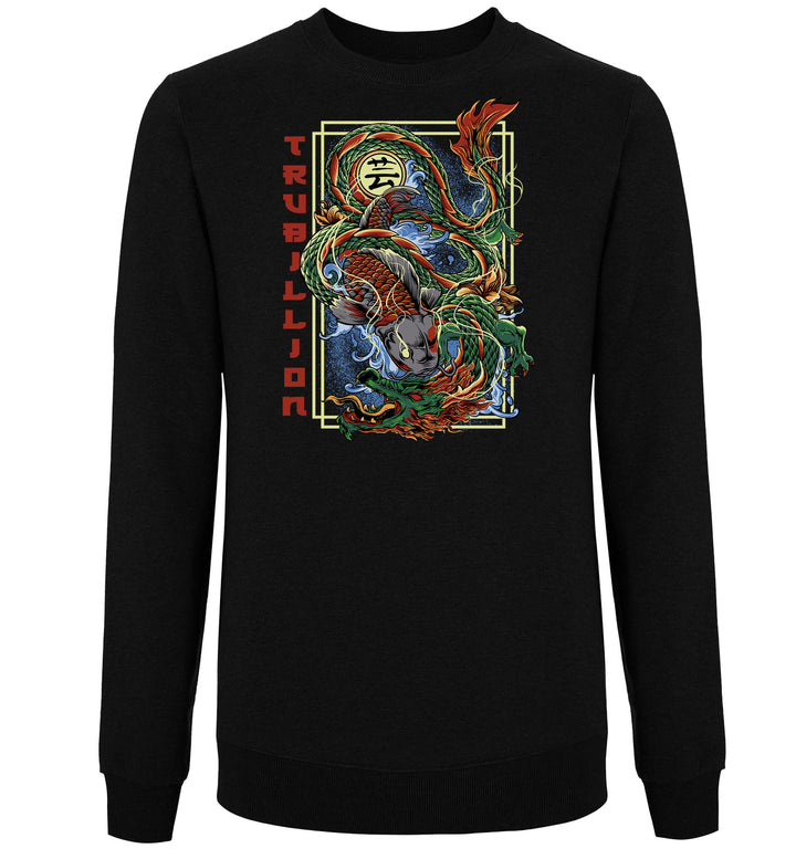 Koi Fish vs Dragon Sweatshirts