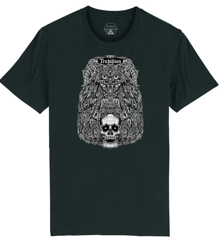 Owl & Skull T Shirt | Printed Tattoo design on T-Shirts