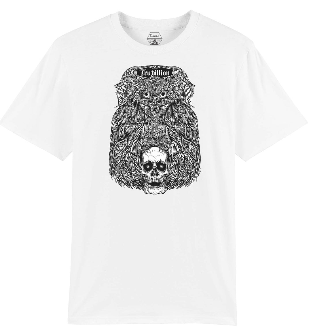 Owl & Skull T Shirt | Printed Tattoo design on T-Shirts