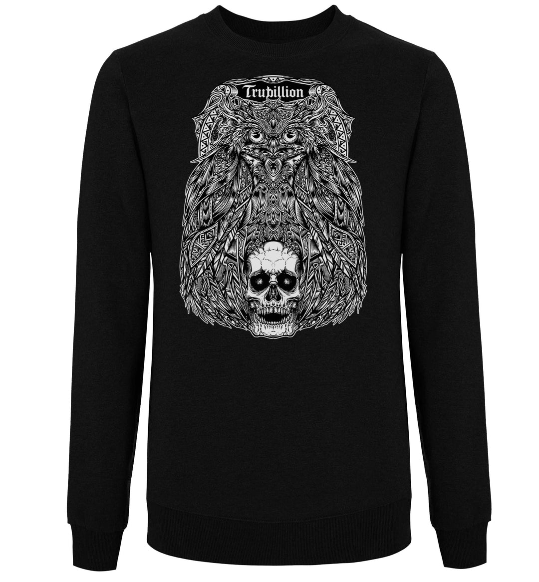 Owl and Skull Sweatshirts | Printed Tattoo Designs