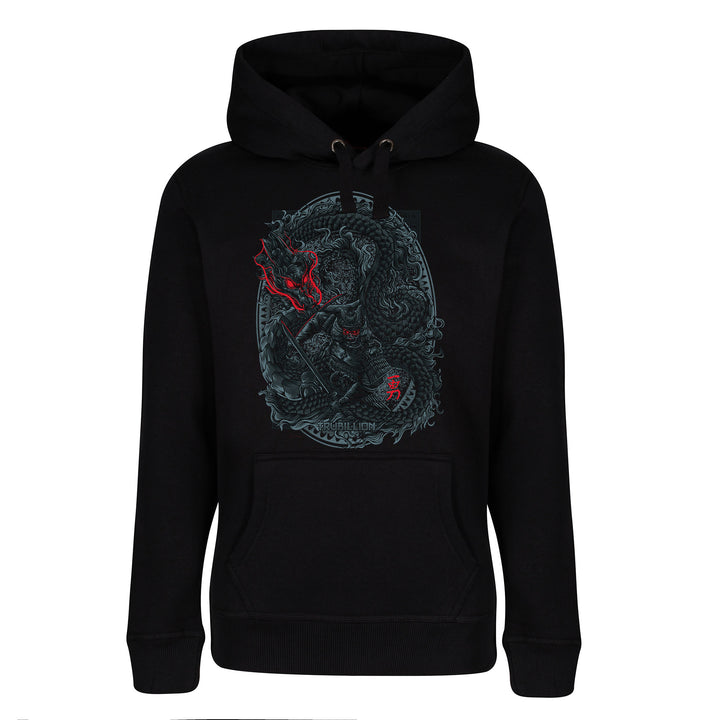 Samurai Vs Dragon Pullover Hoodie